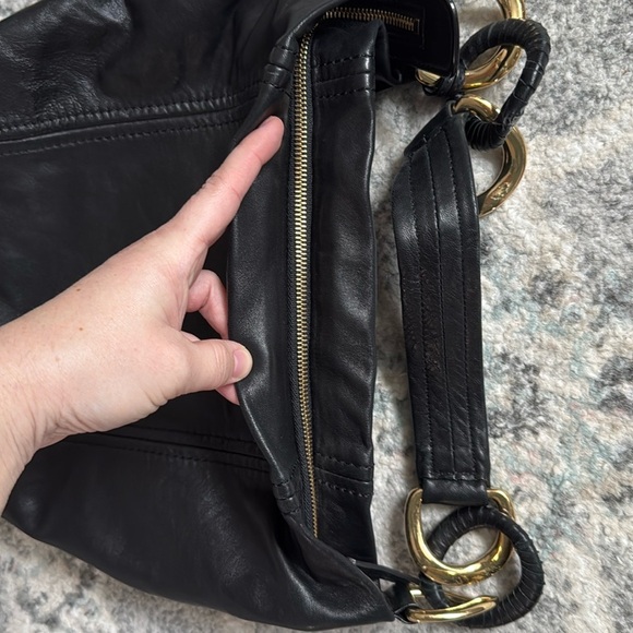 Michael Kors Soft Leather Hobo Shoulder Bag - Picture 16 of 17